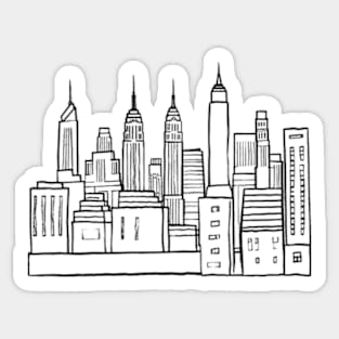 nyc doodle art 2024 pt6 Sticker